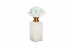 Декор Голубая хризантема, мраморная подставка, 55RD3944S