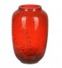 Красная керамическая ваза
