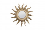 Зеркало декоративное "Солнце" в золотой алюминиевой раме