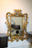Зеркало прямоугольное в классической золотой раме
