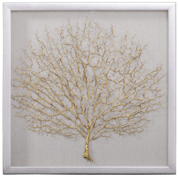 Панно "Кораллы 4" золото