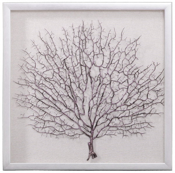 Панно "Кораллы 5" тёмная бронза