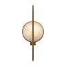 Настенный светильник (бра) Maytoni MOD099WL-01G золото серии Marmo, абажур белый