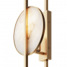 Настенный светильник (бра) Maytoni MOD099WL-01G золото серии Marmo, абажур белый