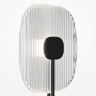 Напольный светильник (торшер) Maytoni MOD152FL-L1BK матовый чёрный серии Eclipse, абажур прозрачный