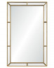Зеркало прямоугольное в золотой раме