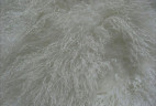 Прикроватный коврик из тибетской овчины белый 0,55 х 1,15 м