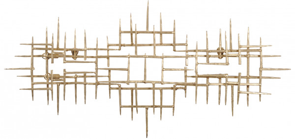 Панно металлическое рельефное "Векторы"