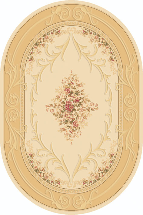 Ковёр овальный с рельефным рисунком коллекции Премиум, Молдавия, арт. 2518-50653