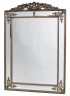 Зеркало напольное в классической серебристой раме