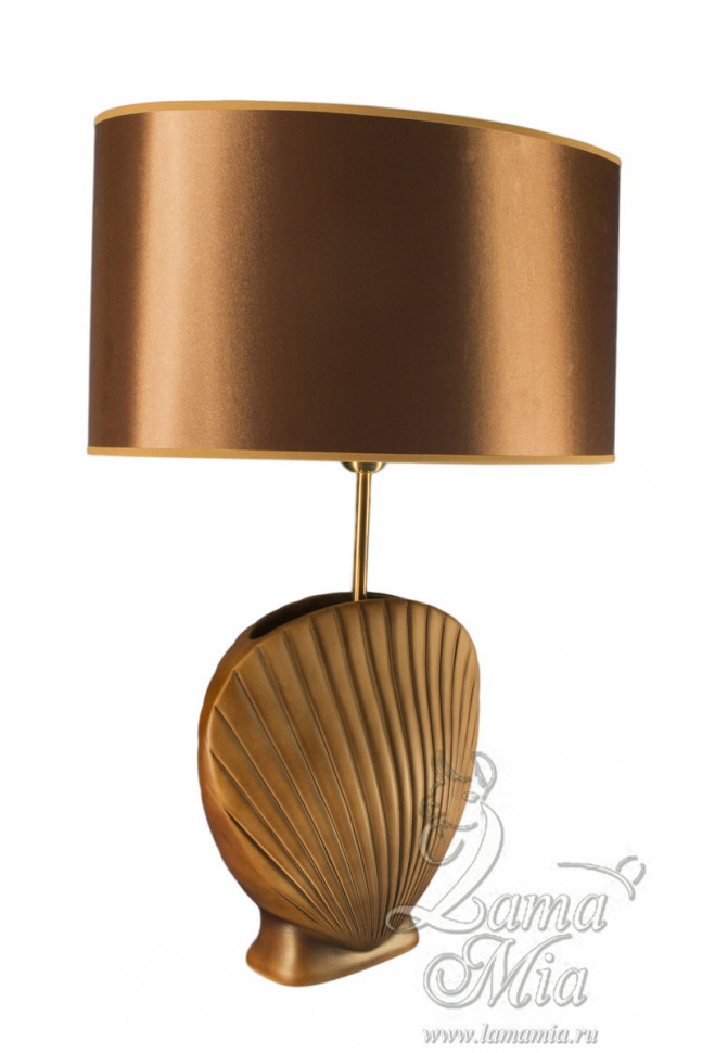 Керамическая лампа бронзового цвета, Португалия