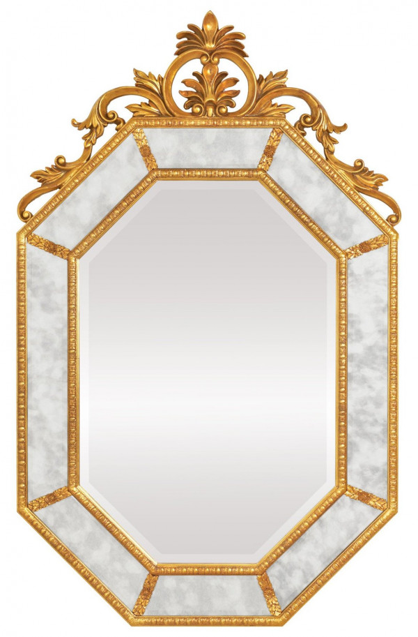 Зеркало венское в золотой раме