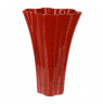 Ваза керамическая красная высотой 45 см