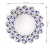 Зеркало круглое с фиолетовыми кристаллами RIVO
