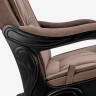 Кресло-глайдер Модель 78 люкс велюровое коричневое корпус венге