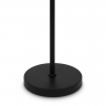 Напольный светильник (торшер) Maytoni MOD013FL-01B чёрный серии Ring, абажур белый