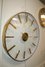 Часы настенные цвет золото, 76 см