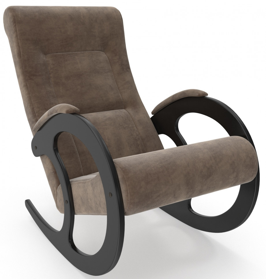 Кресло-качалка Модель 3 венге обивка verona коричневая