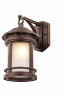 Настенный светильник (бра) Outdoor O031WL-01BR коричневый серии Salamanca, абажур коричневый