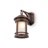 Настенный светильник (бра) Outdoor O031WL-01BR коричневый серии Salamanca, абажур коричневый