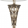 Напольный светильник (торшер) Maytoni H311-FL-01-G серебро антик серии Lillian, абажур белый и серый