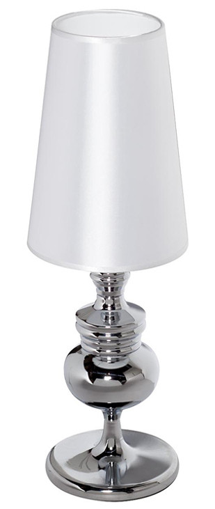 Настольная лампа Арт-Деко с белым абажуром