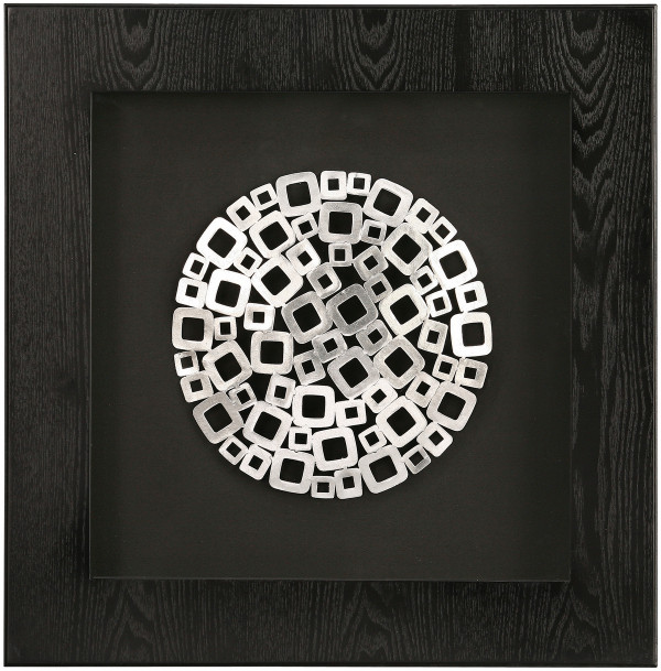 Настенное панно "Металлические квадраты"