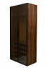 Шкаф Alto двухдверный c выдвижными ящиками, цвет дуб Барокко, дверцы стекло