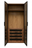 Шкаф Alto двухдверный c выдвижными ящиками, цвет дуб Барокко, дверцы стекло