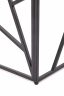 Консоль 1053-CB черный муар, дымчатое стекло