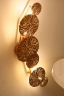 Настенный светильник (бра) Maytoni MOD082WL-04G золото серии Lovetann, абажур золотой