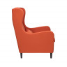 Кресло Хилтон венге обивка v39 оранжевая
