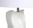 Лампа Сова, белая керамика