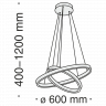 Подвесной светильник Maytoni MOD058PL-L55W4K Modern Rim, белый