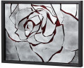 Панно Бутон розы (серебро) настенное