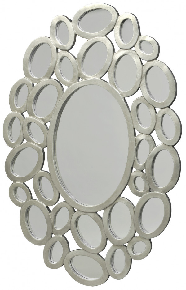 Панно настенное "Кольца с зеркалами - овал"