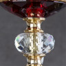 Люстра подвесная красная с золотом Simona 5125/10 LM-15