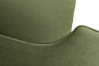 Кресло Rimini велюр зелёный Colton с подушкой