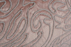 Подушка светло-розовая с витиеватым декором