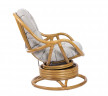 Кресло-качалка из ротанга Кора с медовым каркасом