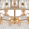 Подвесной светильник Maytoni MOD094PL-08G золото серии Facet, абажур прозрачный
