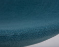 Кресло дизайнерское DOBRIN SWAN (синяя ткань IF6, алюминиевое основание)