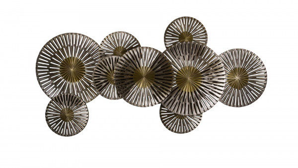 Панно на стену из дерева "Golden touch"