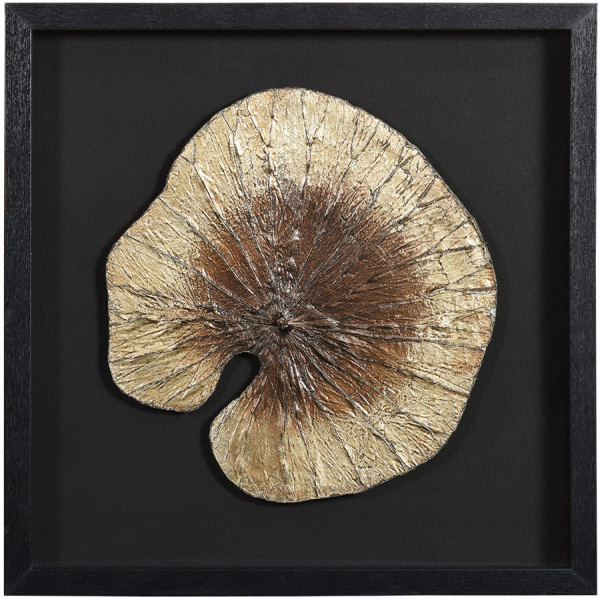 Панно настенное квадратное "Лист лотоса 1"