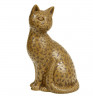Предмет декора Кошка пятнистая из керамики