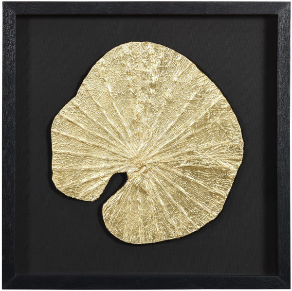 Панно настенное квадратное "Лист лотоса 2"