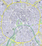 Карта Москва, столичный город всей Белой Руссии без багета
