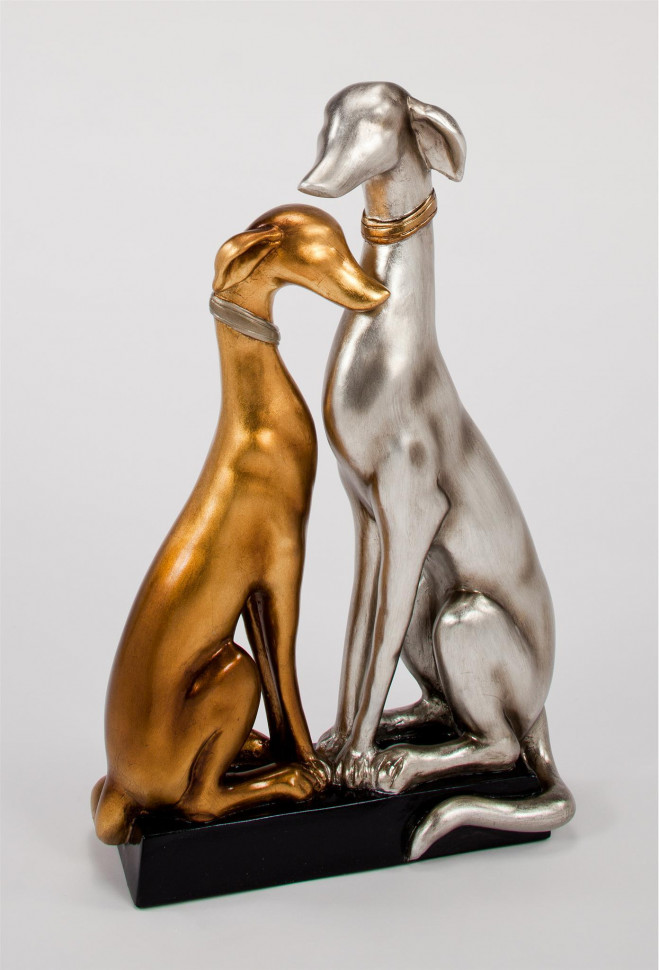 Скульптура Влюблённые собачки