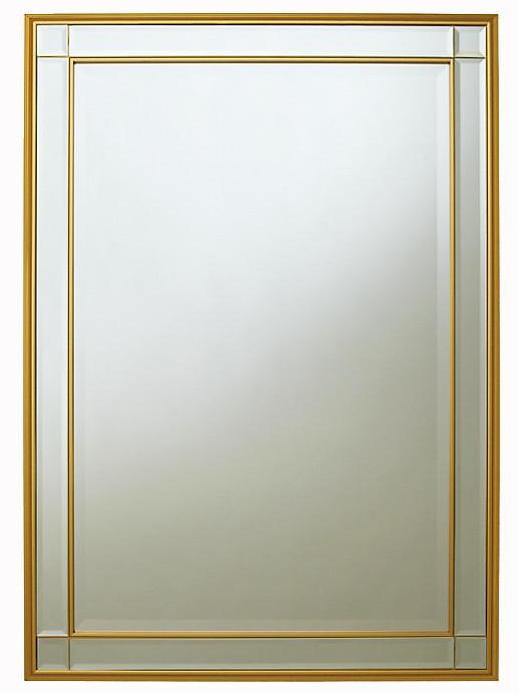 Зеркало в золотистой классической раме