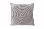 Подушка с круговой вышивкой бисером Круги